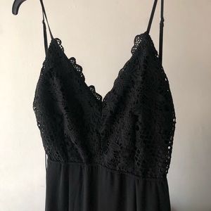 Black Lace Jumper